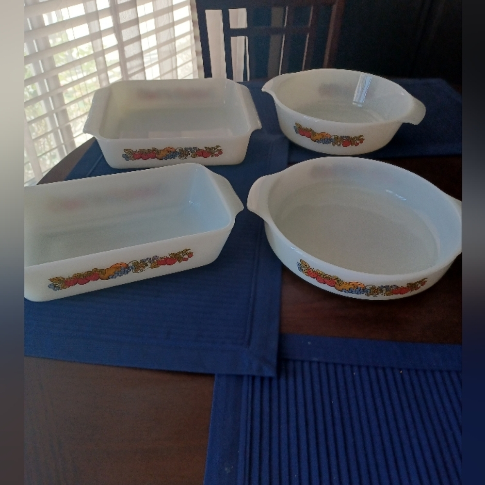 Vintage Anchor Hocking Fire King Baking Dishes